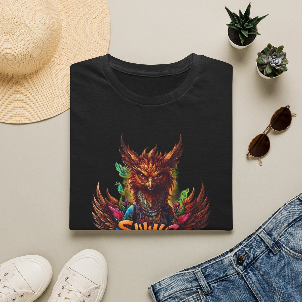 SWAG Meets Myth — The Phoenix Mythic Graphic Tee That Stops People Mid-Sentence - Ember Spirit Apparel
