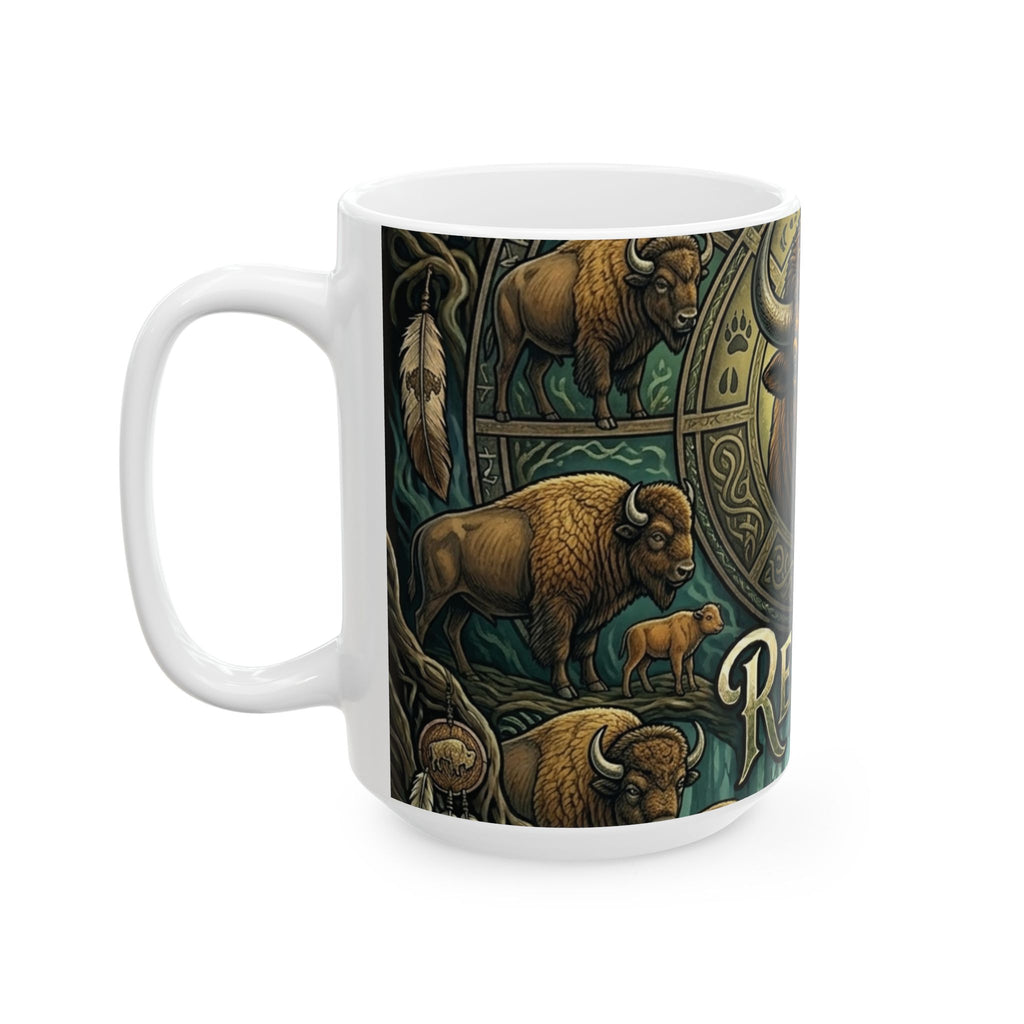 Redway Buffalo - Ceramic Mug, (11oz, 15oz)