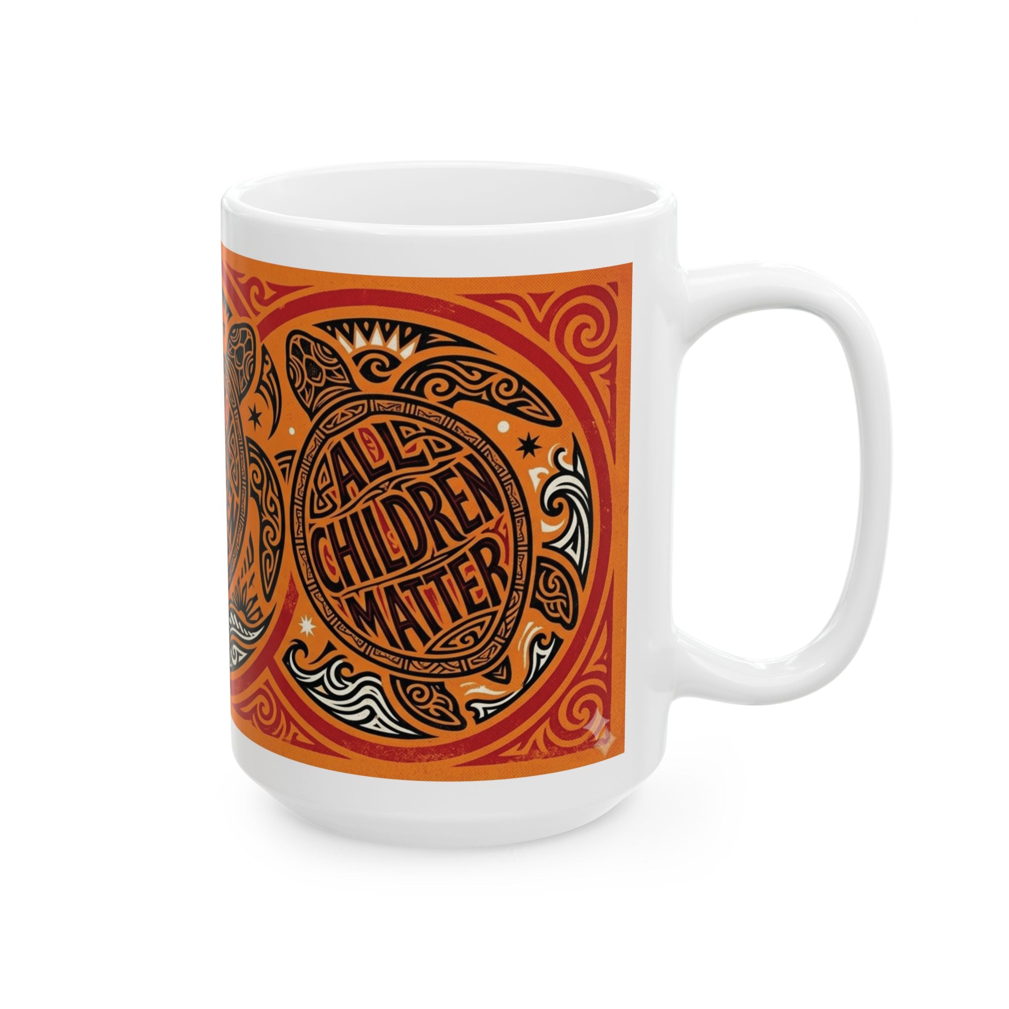 Every Child Matters Turtle - Ceramic Mug, (11oz, 15oz)