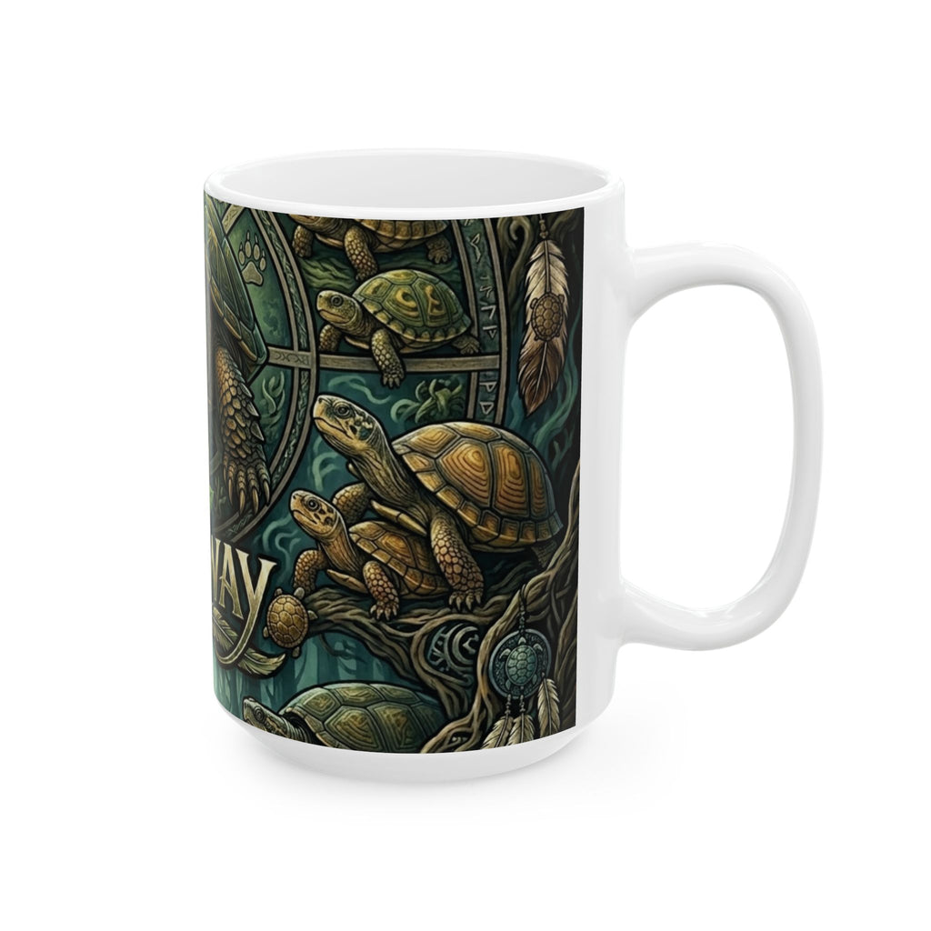 Redway Turtle - Ceramic Mug, (11oz, 15oz)
