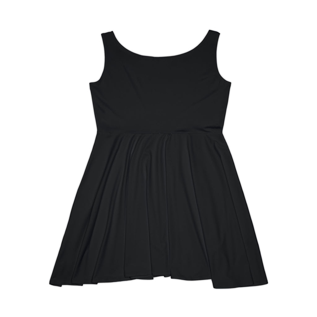 Rooted Legacy Women's African Queen Skater Dress — Empowered Vintage Graphic