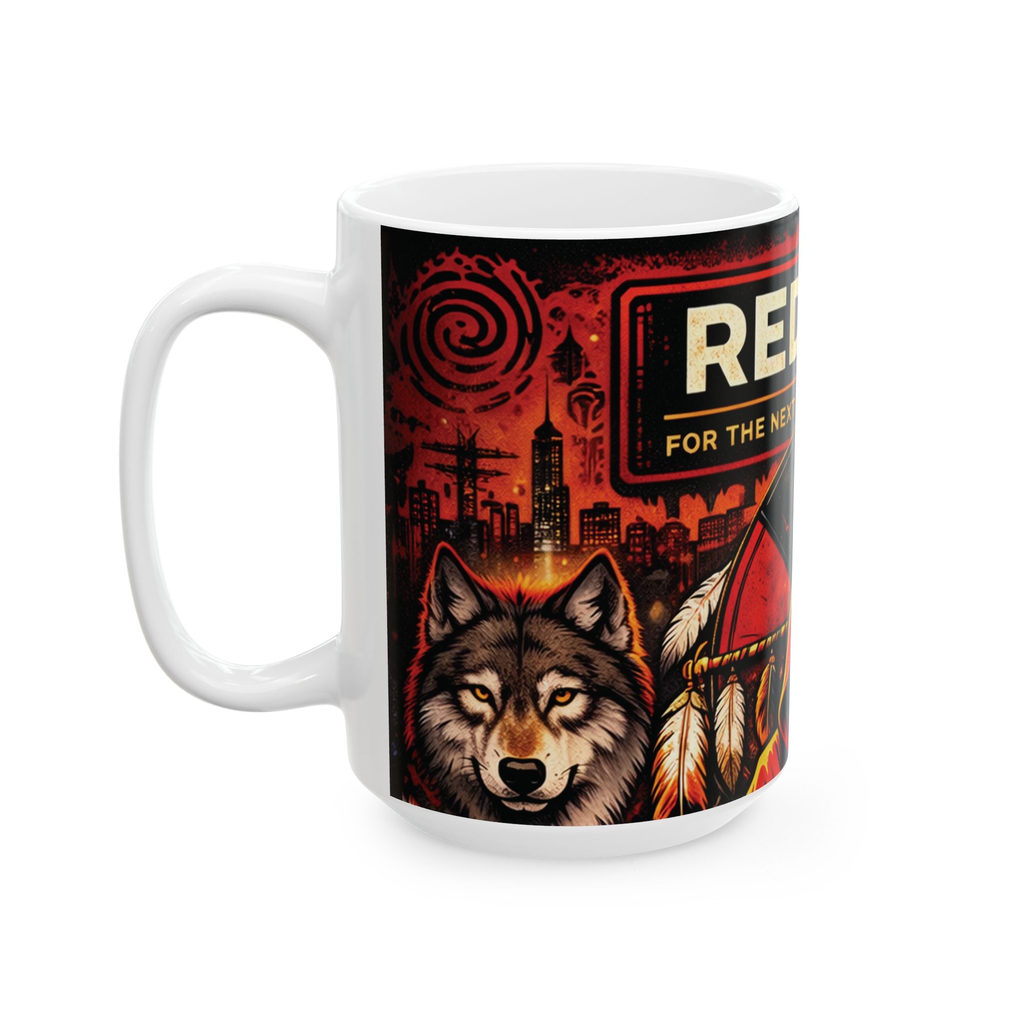 Redway 7 Generations of Ceramic Mug, (11oz, 15oz)
