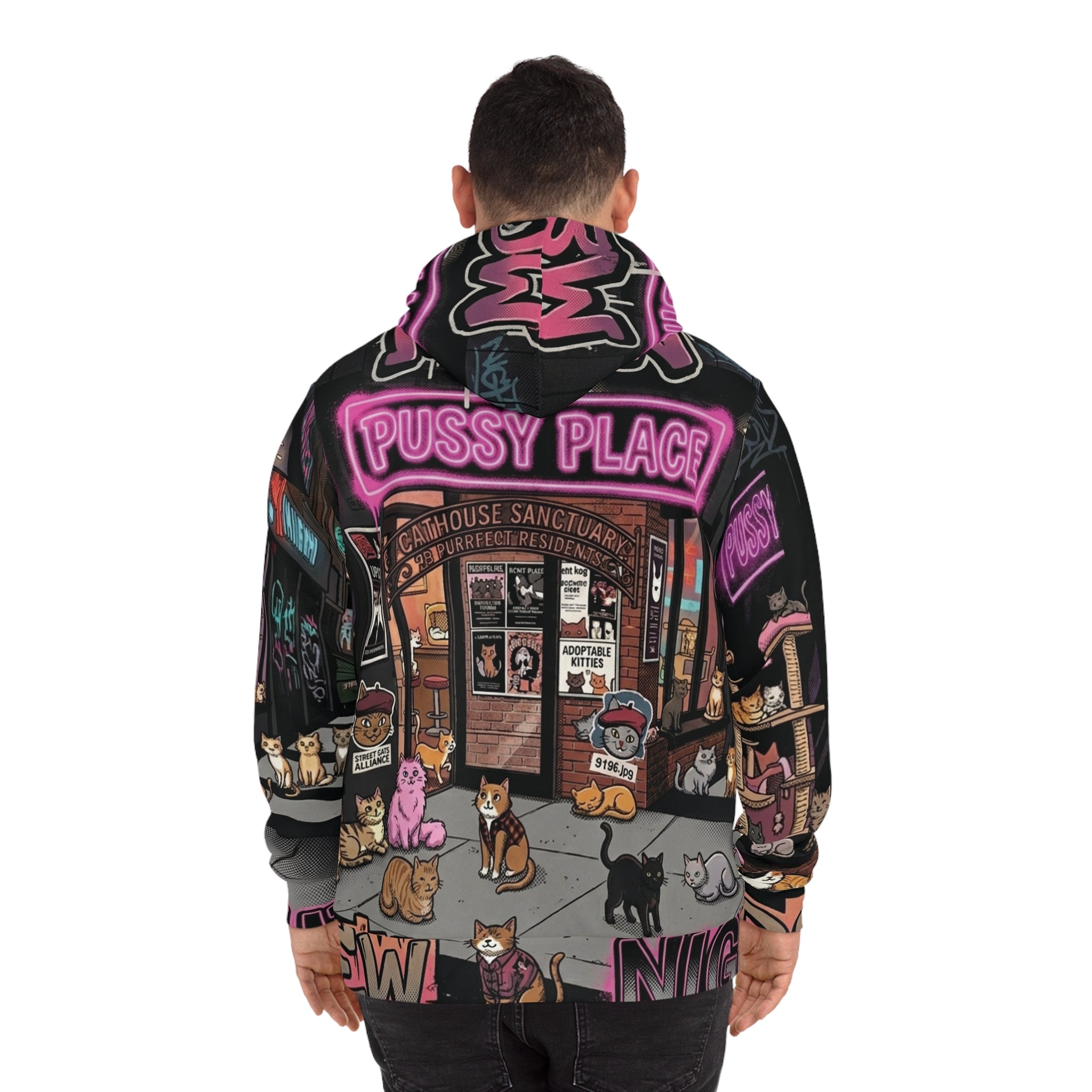 Pussy Place -Fashion Hoodie (AOP)