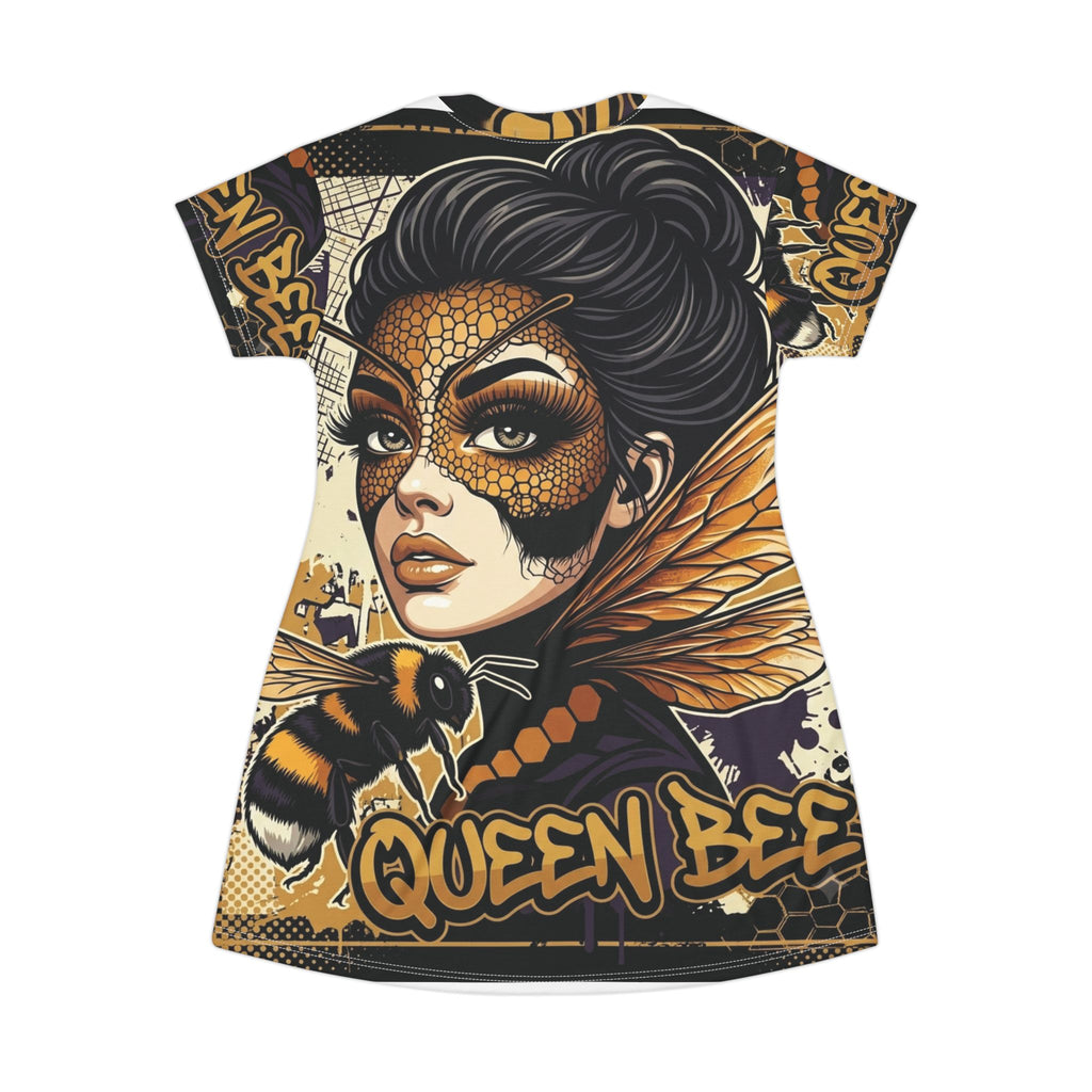 Queen Bee-  T-Shirt Dress (AOP)