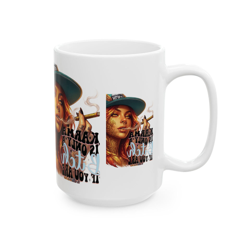 Karma Mug - Ceramic Mug, (11oz, 15oz)Ember Spirit Apparel