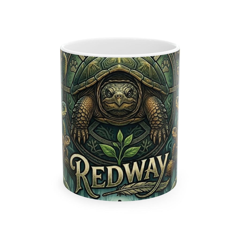 Redway Turtle - Ceramic Mug, (11oz, 15oz)