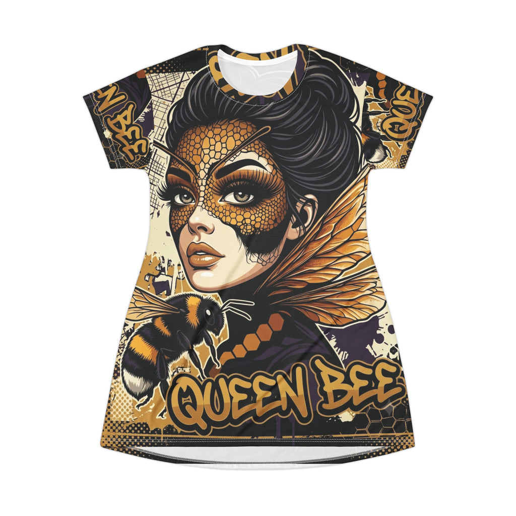 Queen Bee-  T-Shirt Dress (AOP)