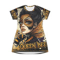 Queen Bee-  T-Shirt Dress (AOP)