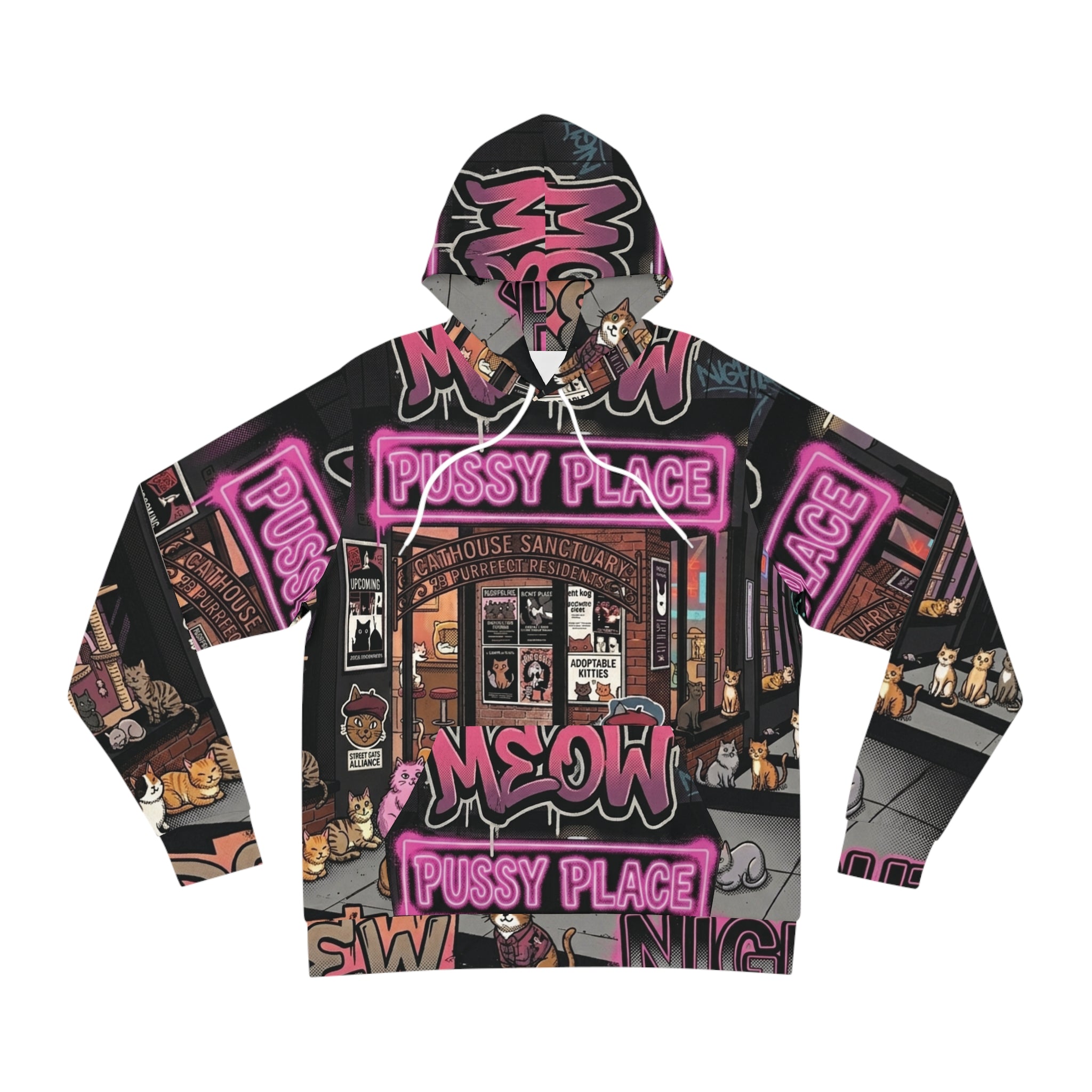 Pussy Place -Fashion Hoodie (AOP)