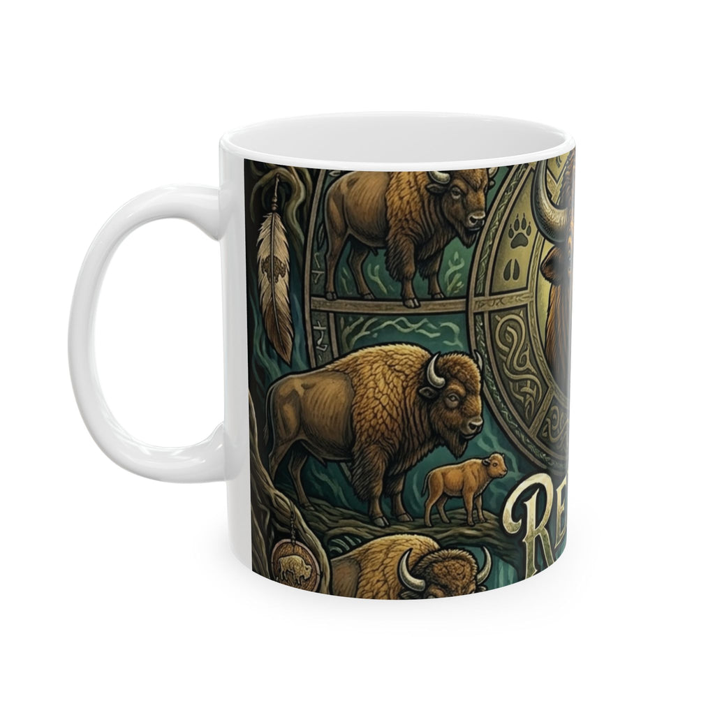 Redway Buffalo - Ceramic Mug, (11oz, 15oz)