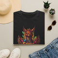 Phoenix Mythic Graphic Tee — Colorful Fantasy Bird Design with “SWAG” Text