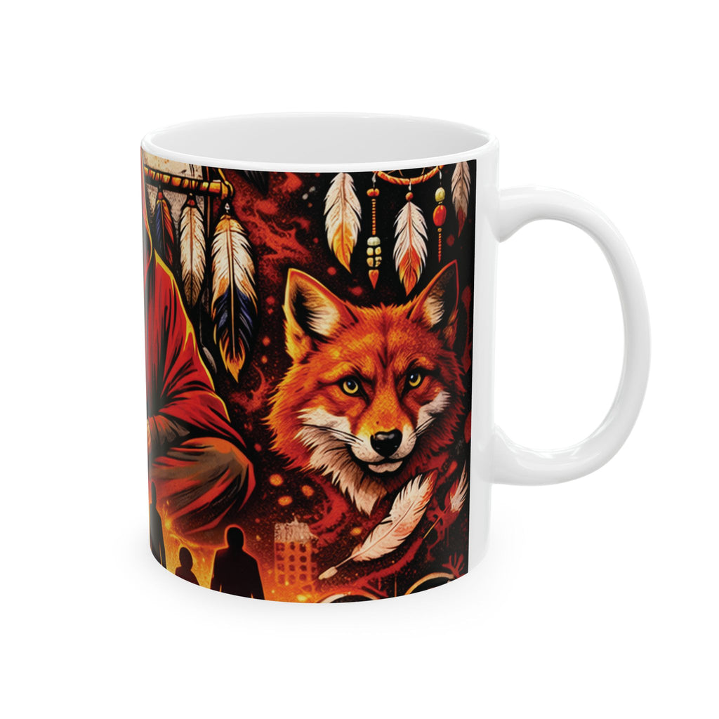 Redway 7 Generations  Stepping Forward -Ceramic Mug, (11oz, 15oz)
