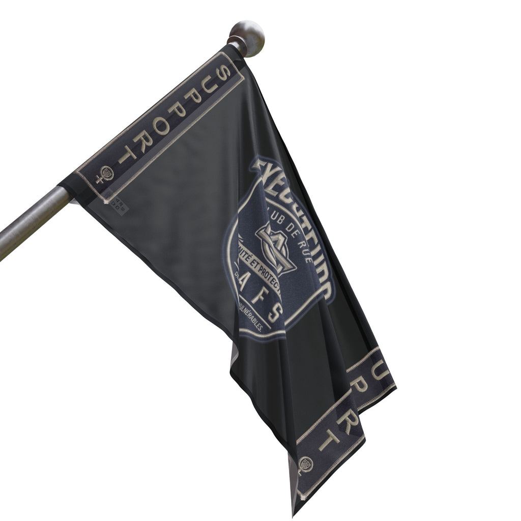 CAWS - Enforcers Street Club Flag – Unity & Protection CAWS Emblem ( French)
