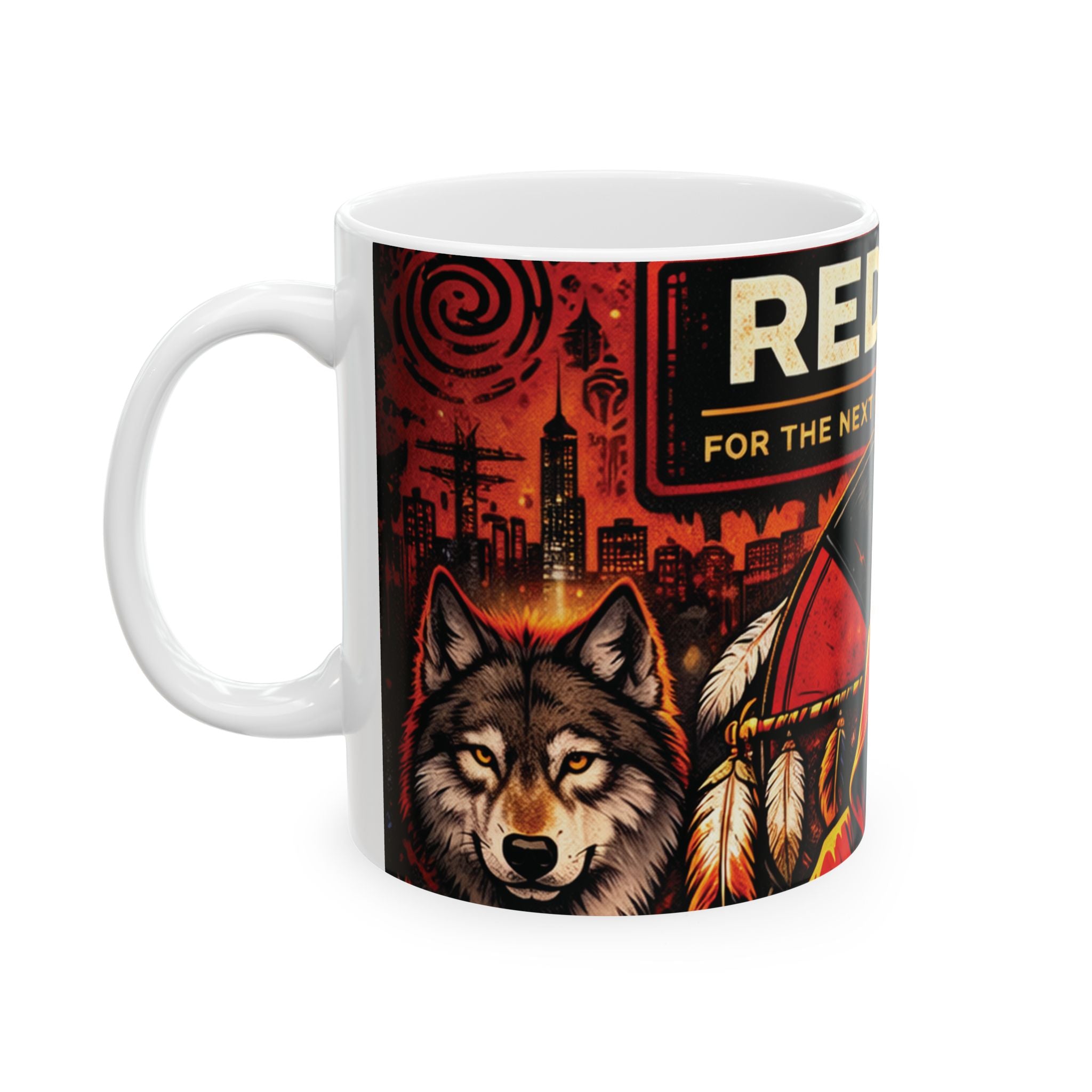 Redway 7 Generations of Ceramic Mug, (11oz, 15oz)