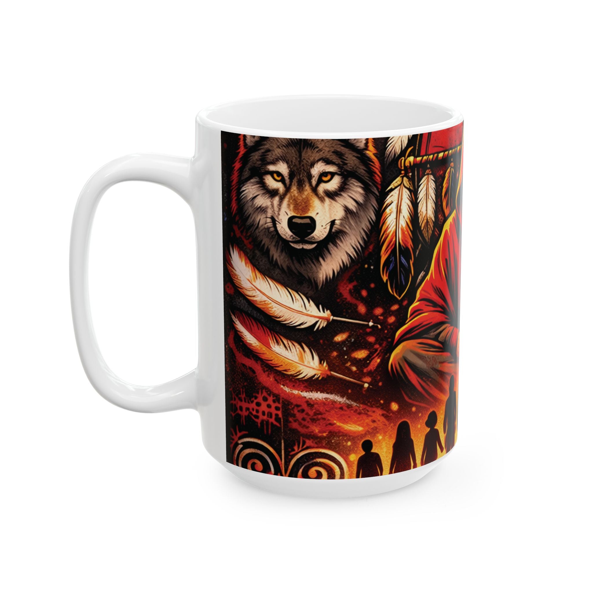 Redway 7 Generations  Stepping Forward -Ceramic Mug, (11oz, 15oz)