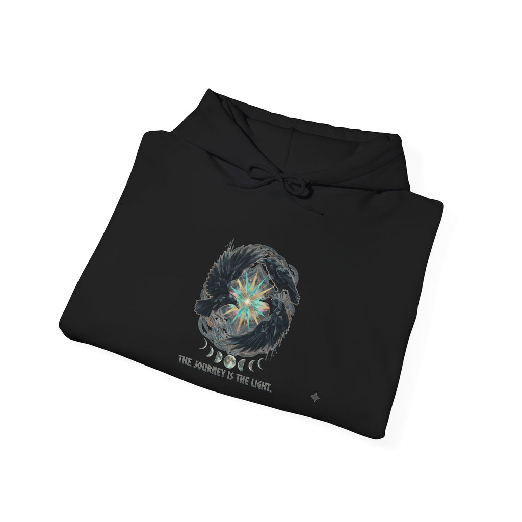 The Obsidian Raven Dawn Unisex Heavy Blend™ Hooded Sweatshirt