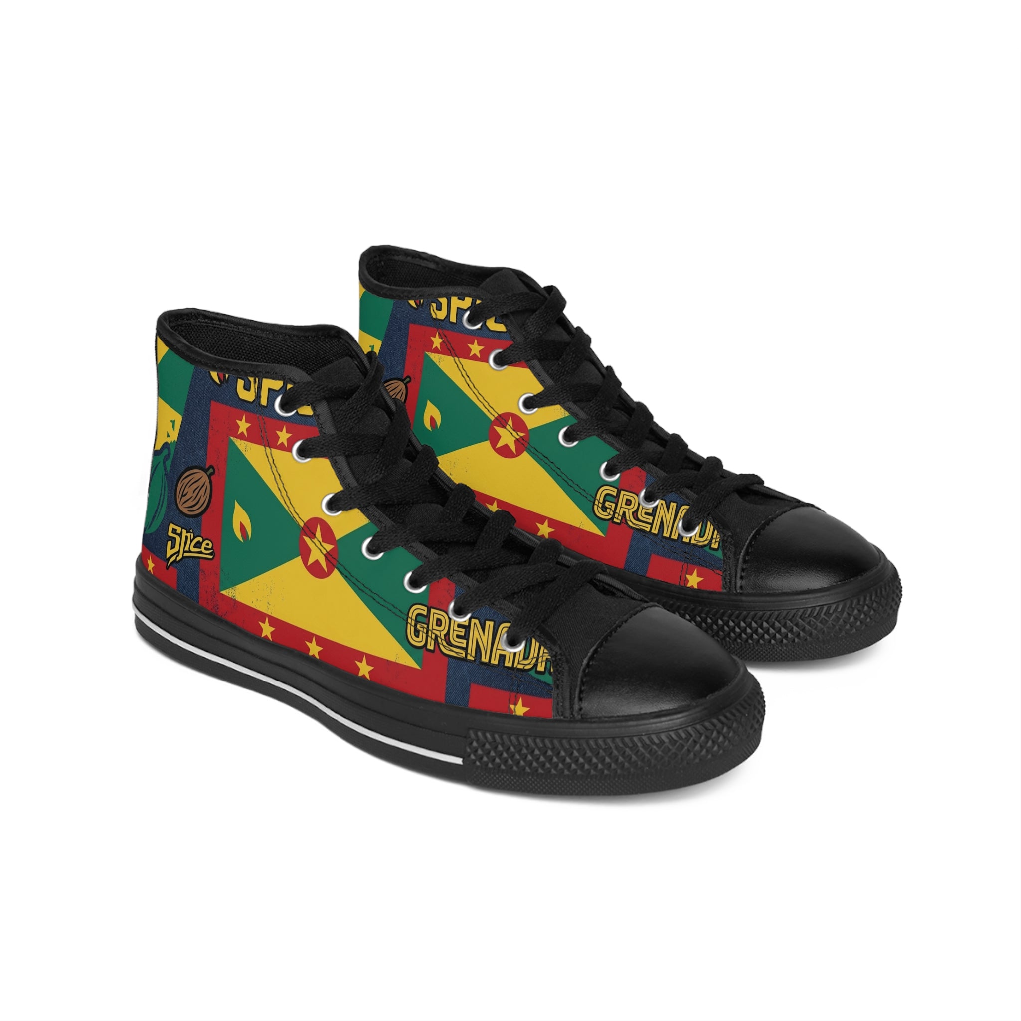 The Spicy Isle - Grenada Flag Women's Classic Sneakers