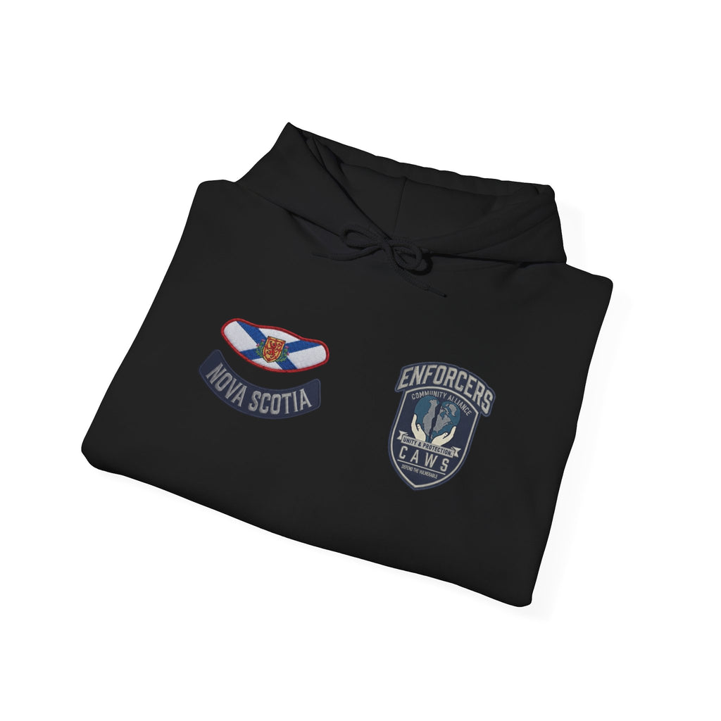 Community Alliance Nova Scotia Lieutenant CAWS - Enforcers - Unisex Heavy Blend™ Hooded Sweatshirt