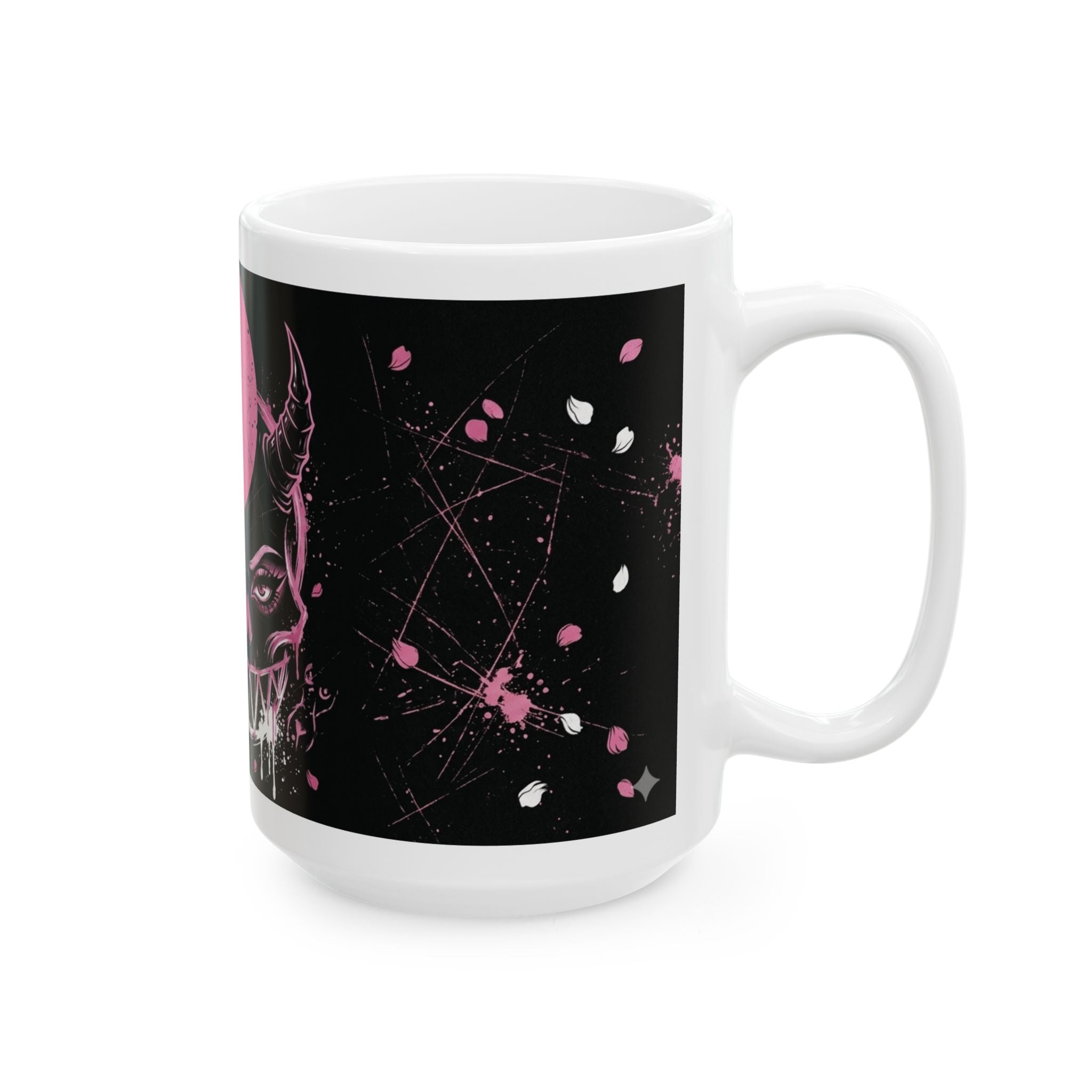 Dark Queen Ying Yang - Ceramic Mug, (11oz, 15oz)