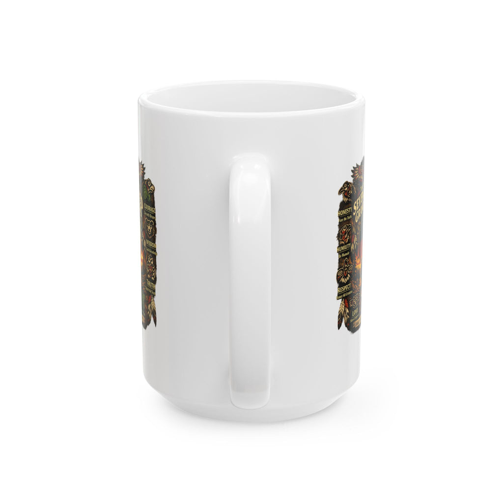 The Seven Sacred Generations Ceramic Mug, (11oz, 15oz)The Seven Sacred Generations Ceramic MugEmber Spirit Apparel