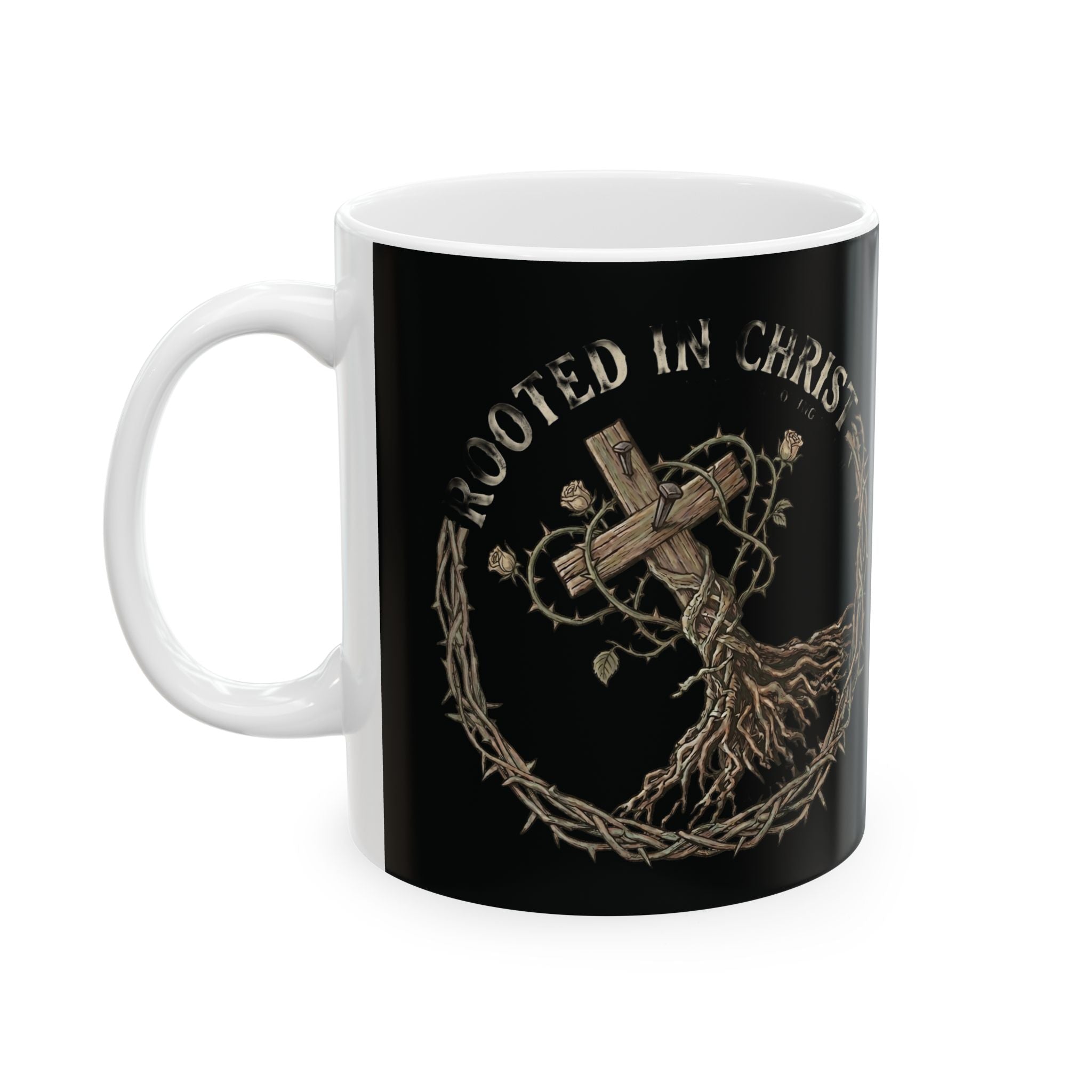 Christian Rooted In Christ - Ceramic Mug, (11oz, 15oz)