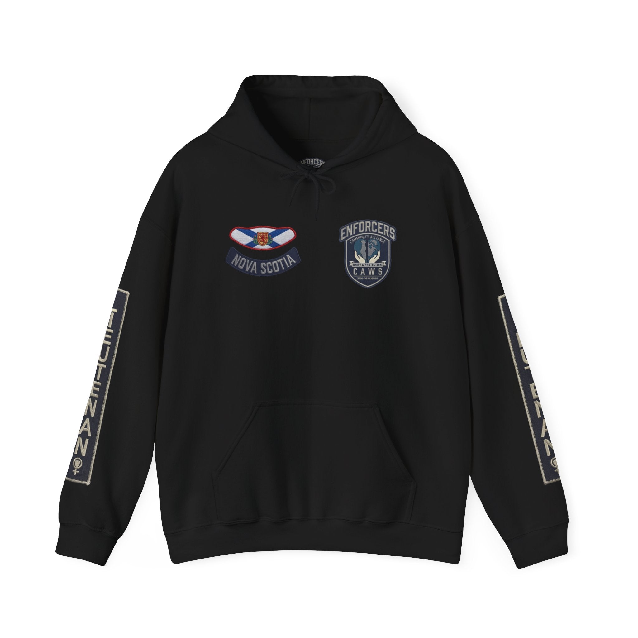 Community Alliance Nova Scotia Lieutenant CAWS - Enforcers - Unisex Heavy Blend™ Hooded Sweatshirt