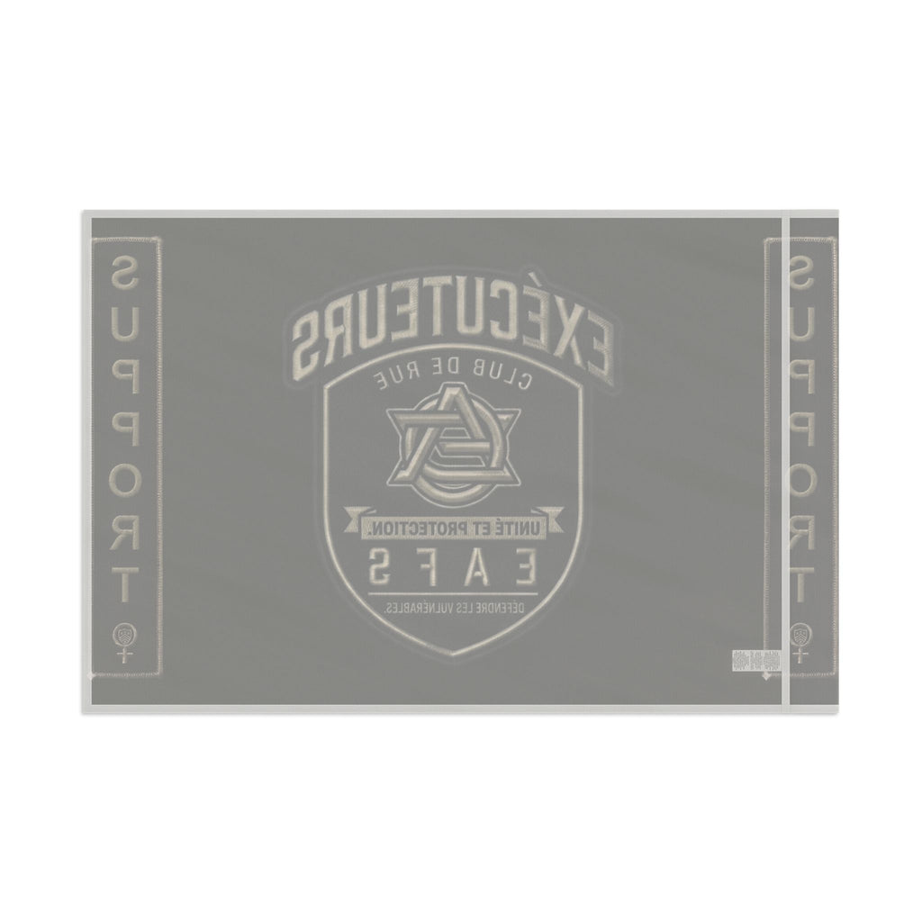 CAWS - Enforcers Street Club Flag – Unity & Protection CAWS Emblem ( French)