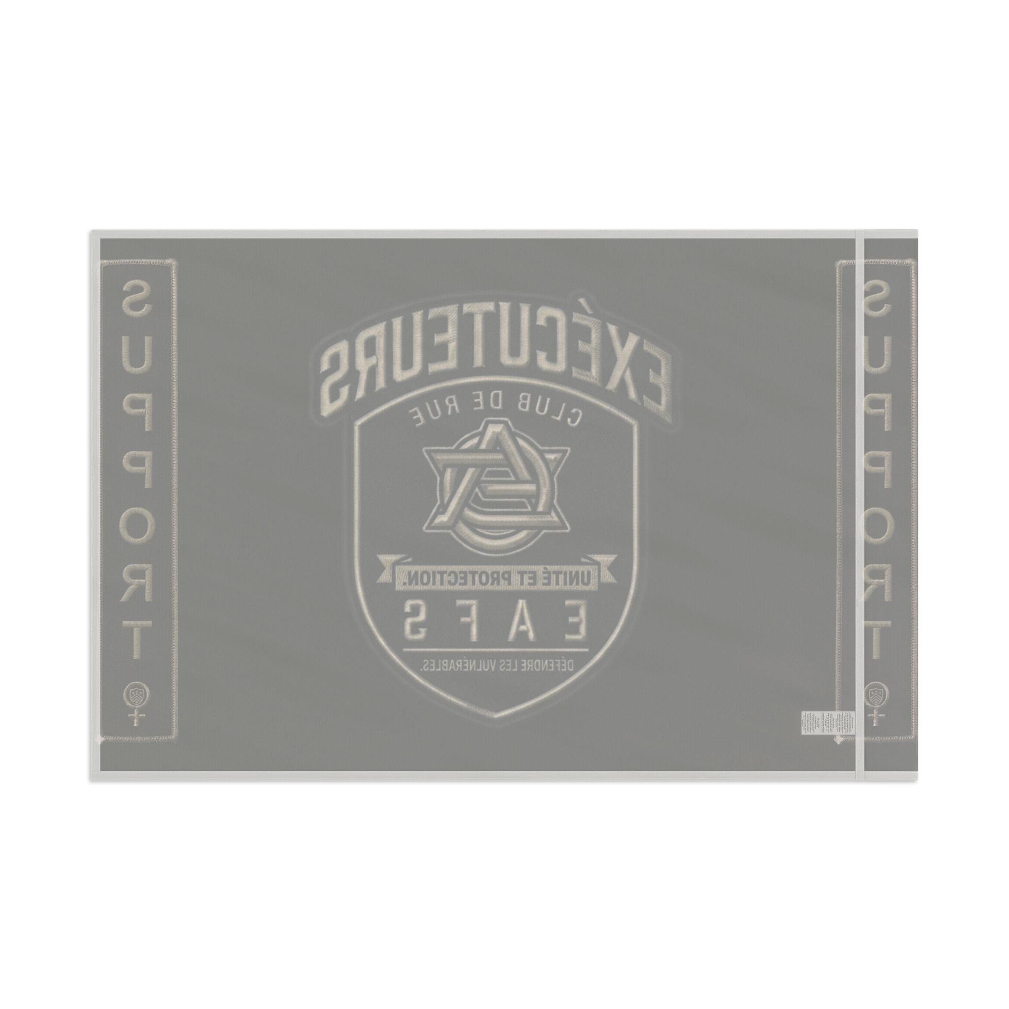 CAWS - Enforcers Street Club Flag – Unity & Protection CAWS Emblem ( French)