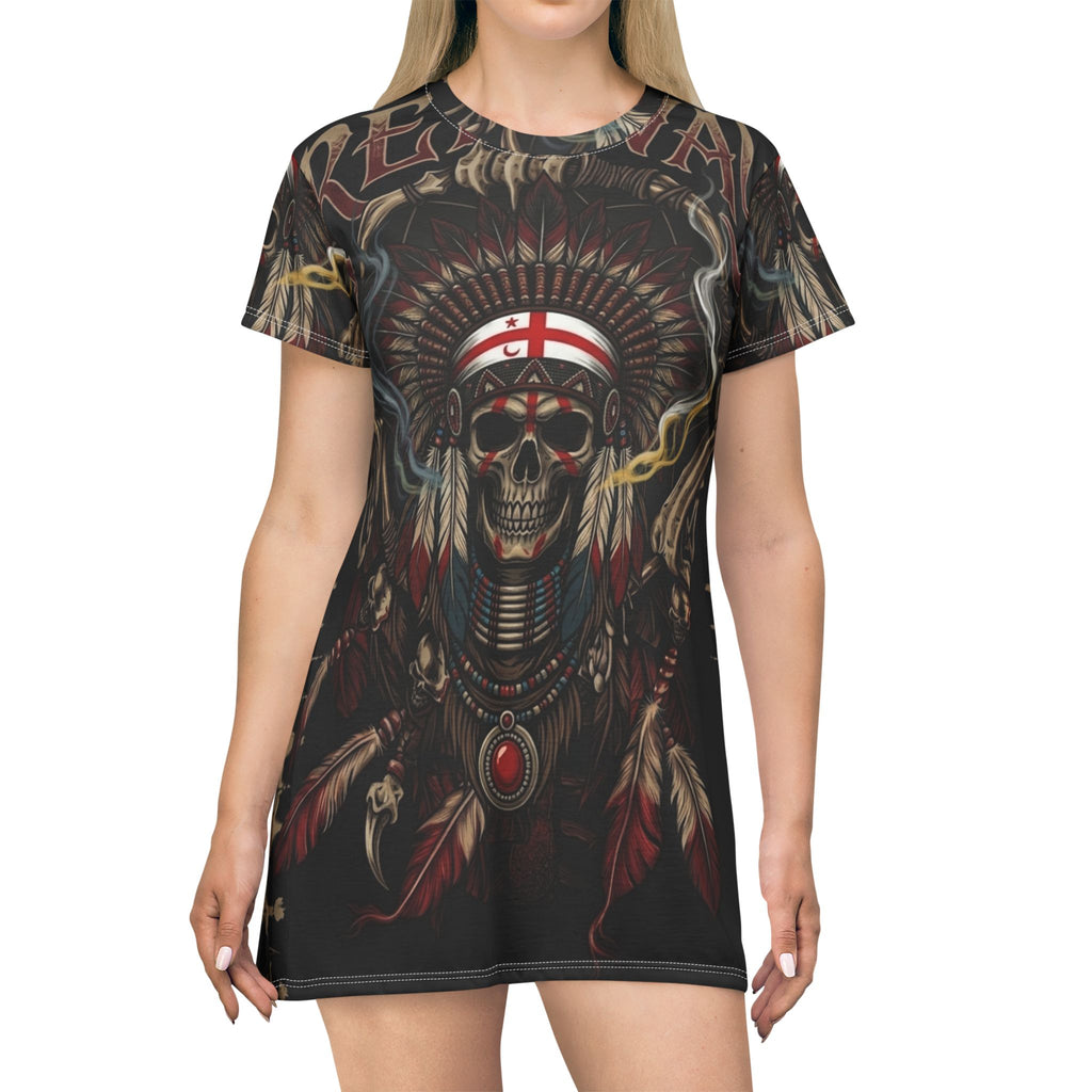 Redway The Miqmaq Chief T-Shirt Dress (AOP)