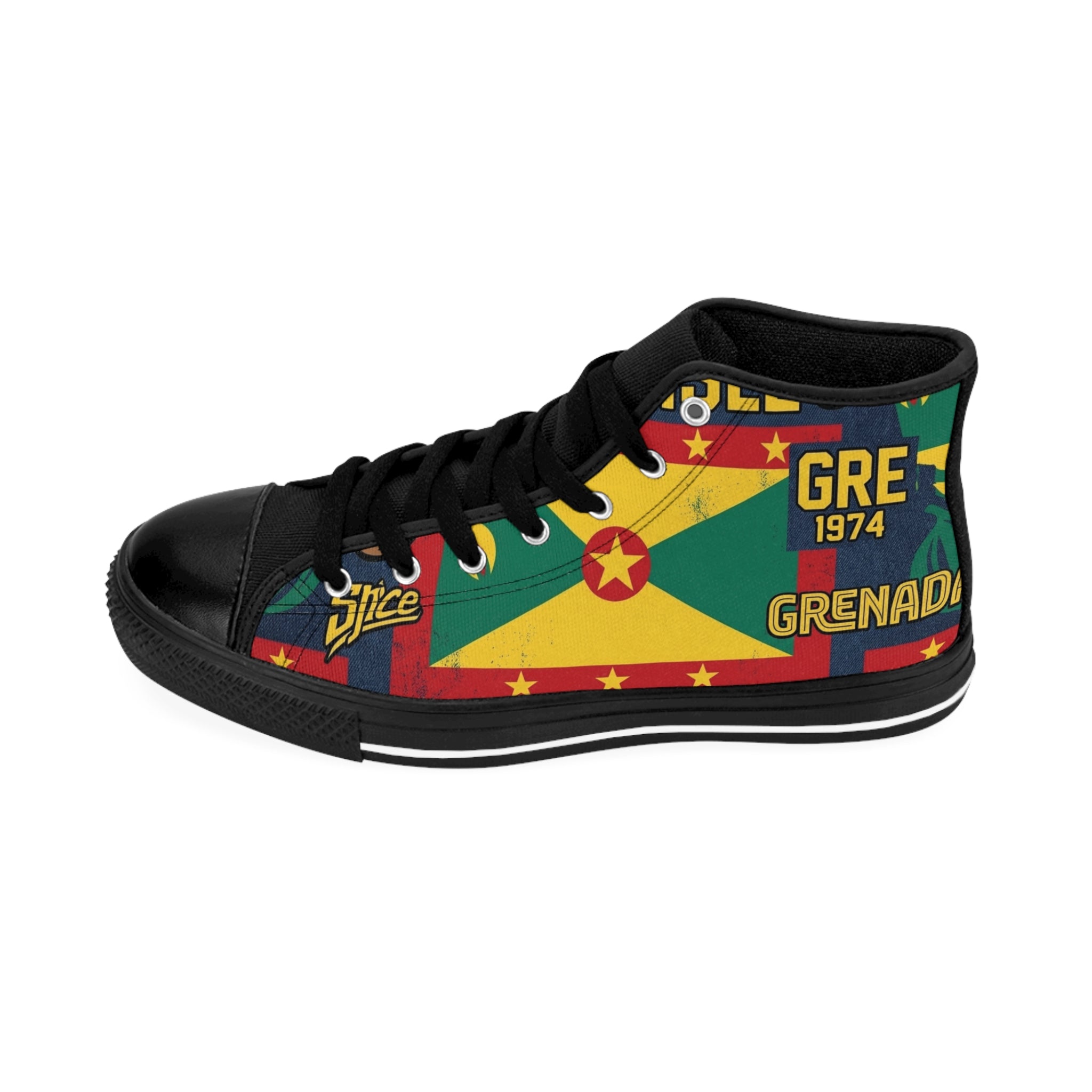 The Spicy Isle - Grenada Flag Women's Classic Sneakers