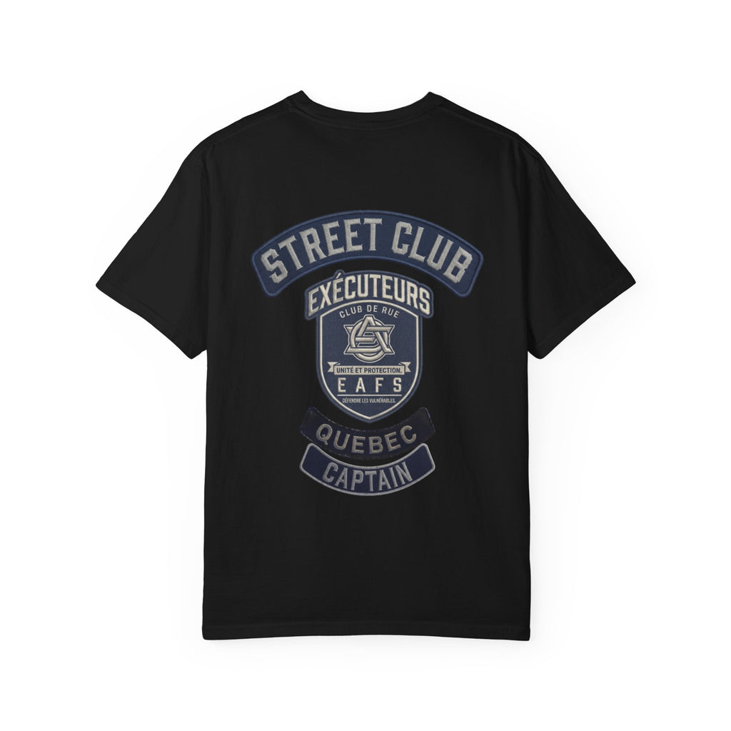Quebec Captain Support - Street Club Enforcers Tee — CAWS Québec (French)