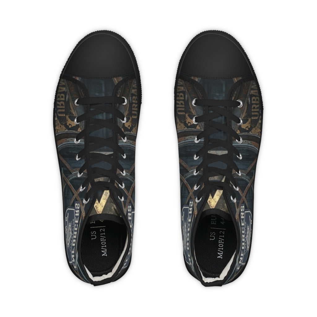 Enforcers CAWS - High Top Sneakers — Community Enforcement Badge Graphic