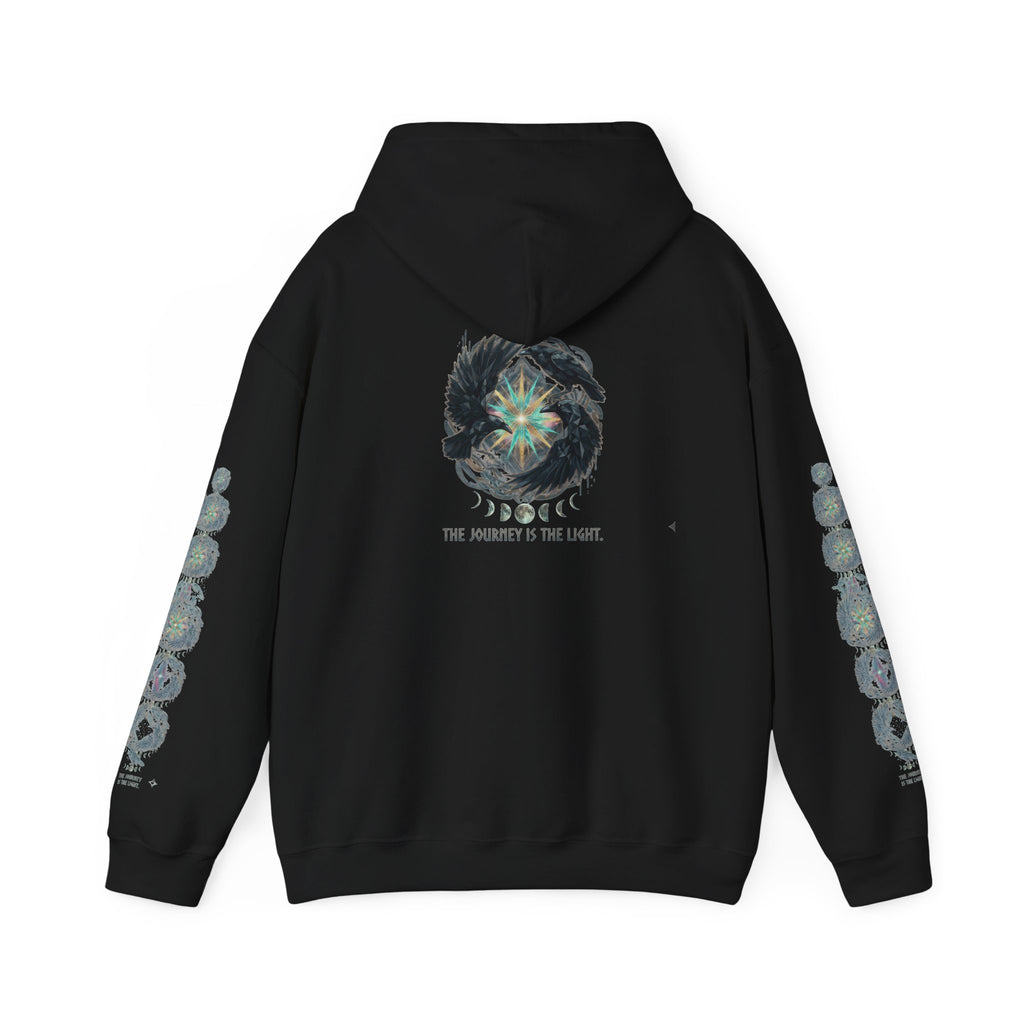 The Obsidian Raven Dawn Unisex Heavy Blend™ Hooded Sweatshirt