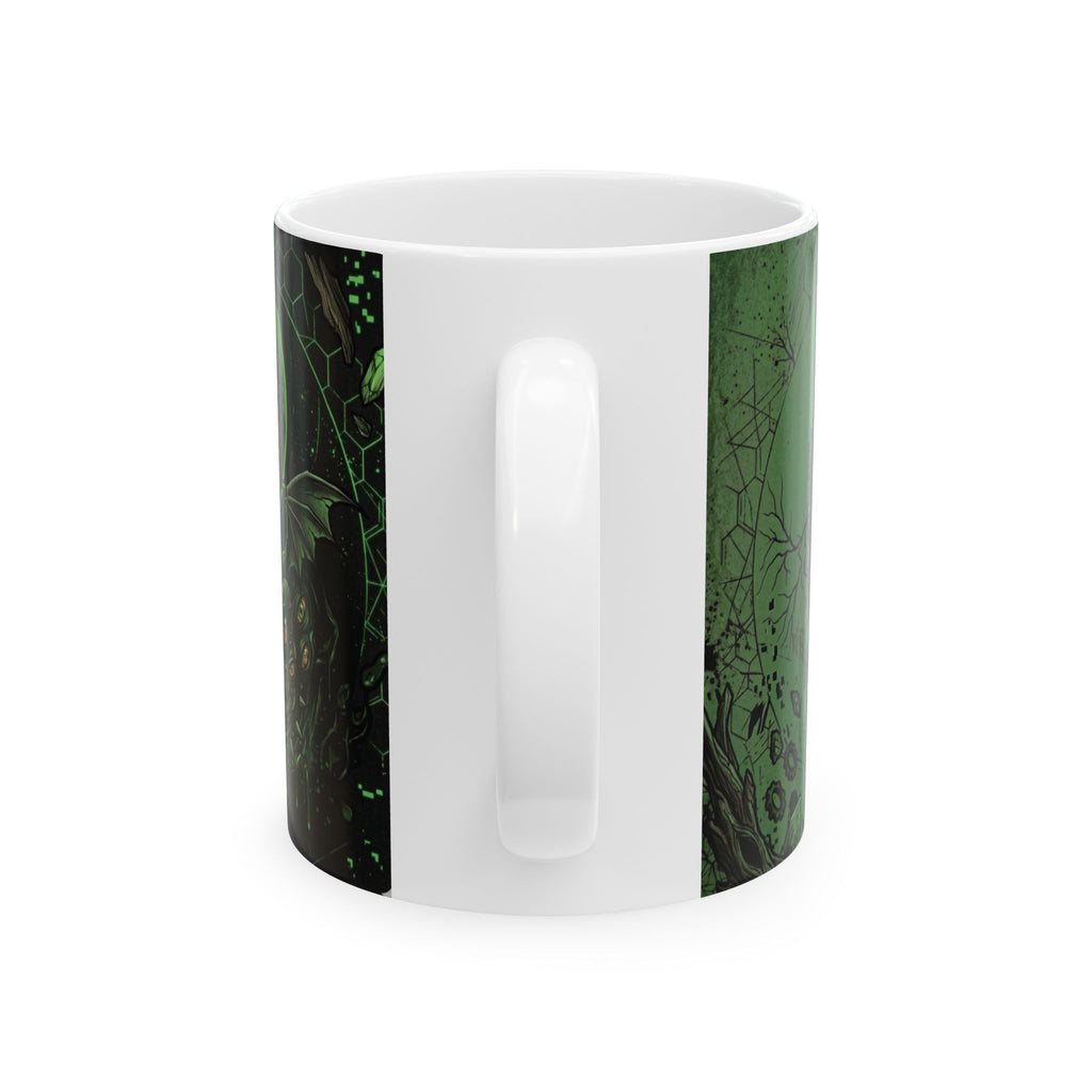Ying Yang Green - Ceramic Mug, (11oz, 15oz)