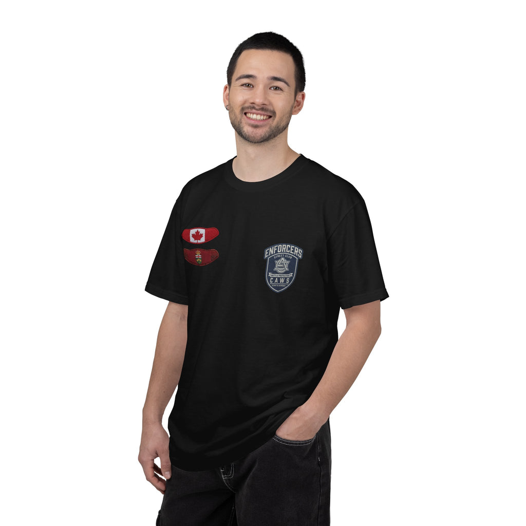 Ontario Captain Support - Street Club Enforcers Tee — CAWS (Children Animals Women Seniors) Alberta