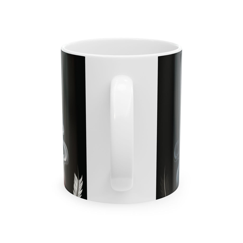 Redway Turtle Medicine Leaf  - Ceramic Mug, (11oz, 15oz)