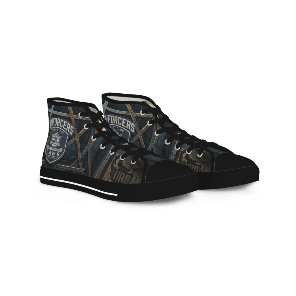 Enforcers CAWS - High Top Sneakers — Community Enforcement Badge Graphic