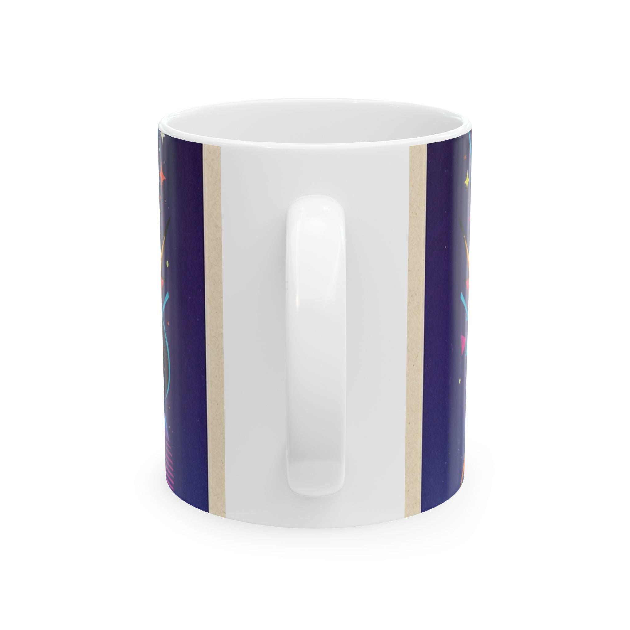 Alien Let Get Lost In The Music   - Keep Teaching & Walking The Red Road - Ceramic Mug, (11oz, 15oz)