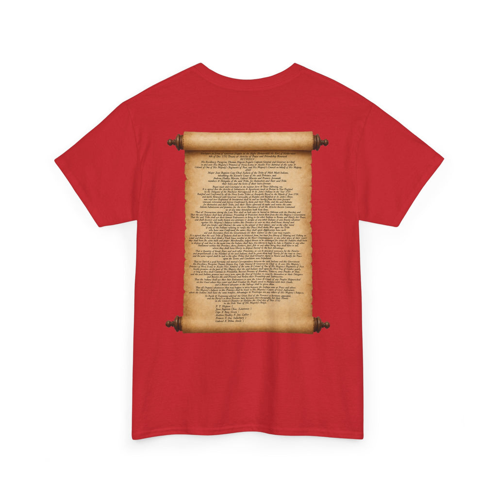 Peace and Friendship Treaty Tee — 1752 Hopson & Cope Historical Document Shirt