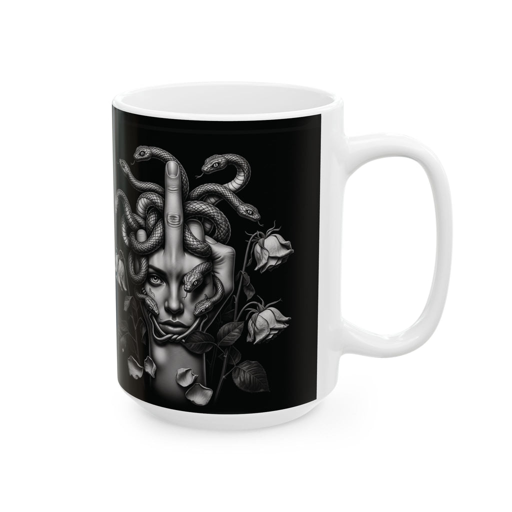 Medseua Finger - Ceramic Mug, (11oz, 15oz)