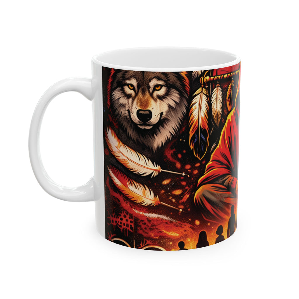 Redway 7 Generations  Stepping Forward -Ceramic Mug, (11oz, 15oz)