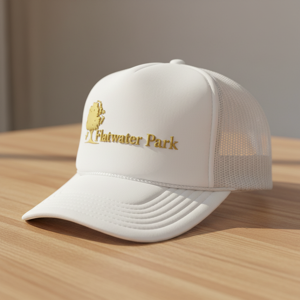 Flatwater Park Newfoundland Trucker Hat — Scenic Park Logo Cap