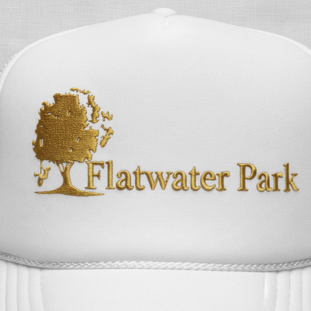 Flatwater Park Newfoundland Trucker Hat — Scenic Park Logo Cap