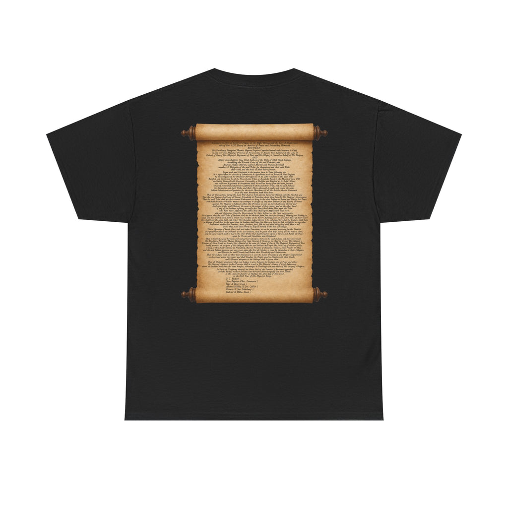 Peace and Friendship Treaty Tee — 1752 Hopson & Cope Historical Document Shirt