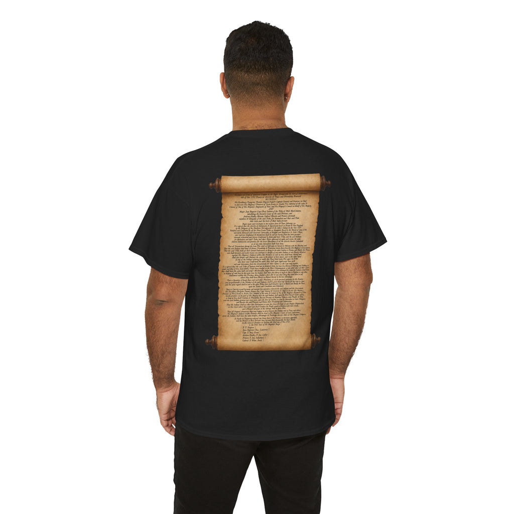 Peace and Friendship Treaty Tee — 1752 Hopson & Cope Historical Document Shirt