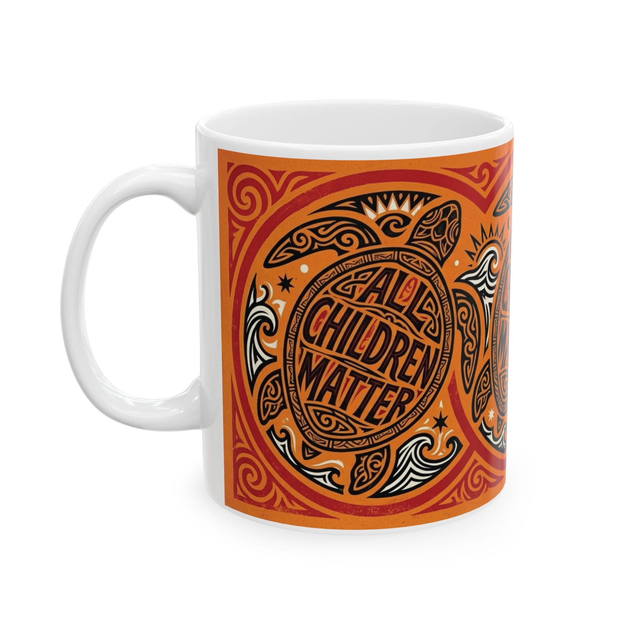 Every Child Matters Turtle - Ceramic Mug, (11oz, 15oz)