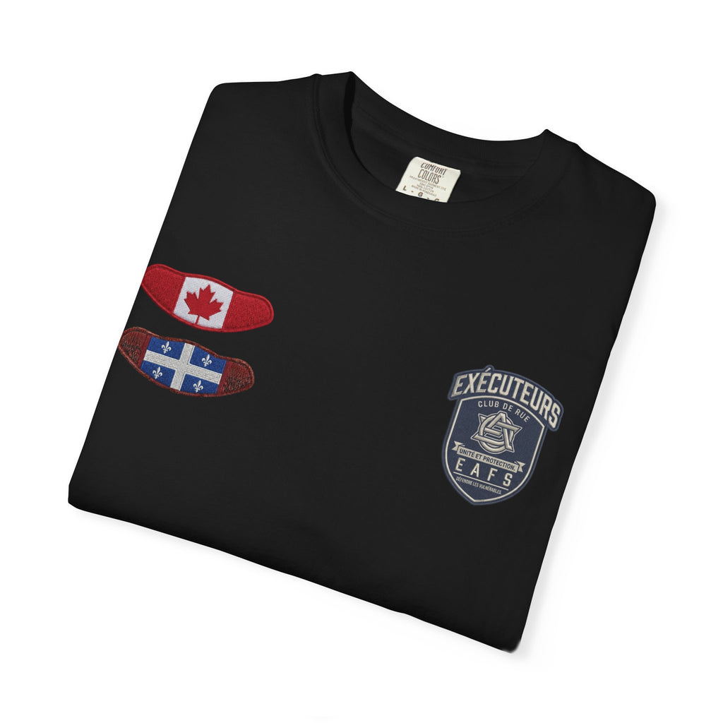 Quebec Captain Support - Street Club Enforcers Tee — CAWS Québec (French)