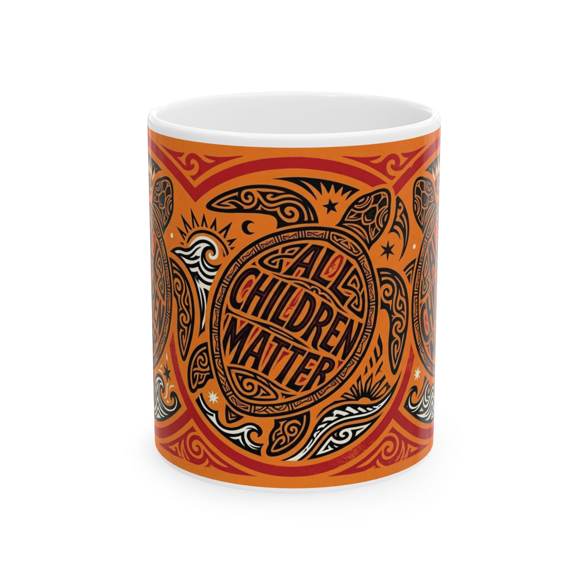 Every Child Matters Turtle - Ceramic Mug, (11oz, 15oz)