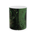 Ying Yang Green - Ceramic Mug, (11oz, 15oz)