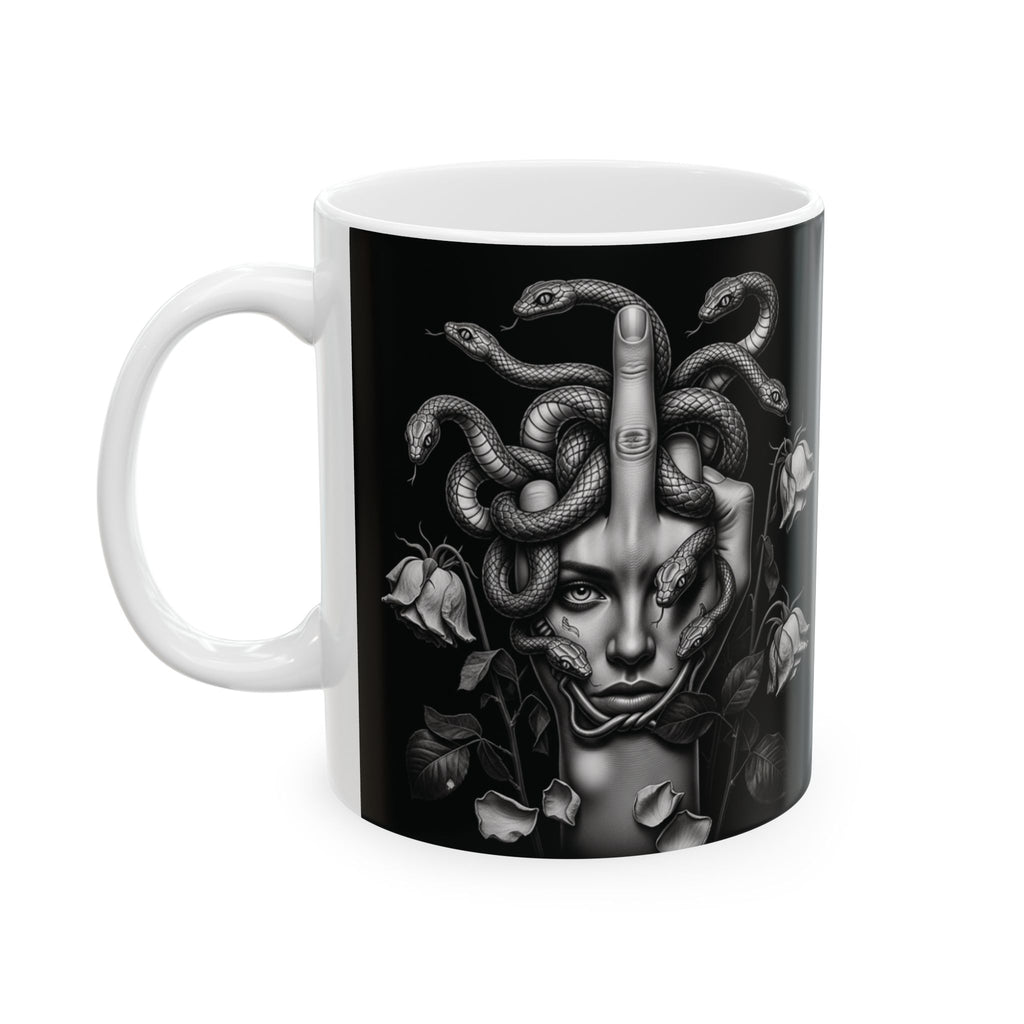 Medseua Finger - Ceramic Mug, (11oz, 15oz)